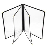 10Pcs Transparent Restaurant Menu Covers For A4 Size Book Style Cafe Bar 4 Pages 8 View