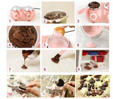Hoodakang-Electric Candy Melting Pot, Chocolate Fountain, DIY Kitchen Tool with Heart-shape Mold for Soap Making, 220V