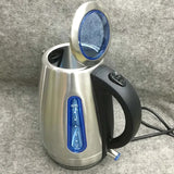 Electric Kettle 1.7L Tea Coffee Stainless Steel 2200W Portable Travel Water Boiler Pot For Hotel Family Trip Dropshipping