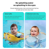 Mambobaby Non-Inflatable Waterproof Swimming Ring - Kids Swim Trainer for 3-72 Months Baby Girls