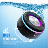 Portable Hifi Bluetooth 5.4 Wireless Speakers stereo sound Subwoofer For Outdoor Sports IP67 waterproof