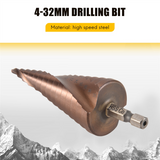 M35 HSS Co Step Bit Cobalt Cone Drill Bits 4-32Mm Wood Stainless Steel Metal Hole Saw Tool Set Hex