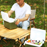 Incubator Outdoor Picnic Camping Portable Large Capacity Fresh-Keeping Box Cold Bucket Refrigerator Ice Cube Cooler
