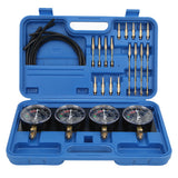 Carb Balancer Gauge High Flow Accuracy Motorcycle Carb Synchronizer Tool Vacuum  with 4 Rubber Hoses for 4 Cylinder Motorbike