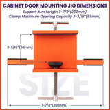 or Cabinets Frame Install Clamp Mini ABS Plastic Support Arm Multipurpose Cabinet Door Mounting Jig
