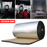 10mm Auto Firewall Insulation Sound Deadener 50*200cm High Quality Heat Shield Mat Useful Car Accessories