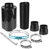 Fiber Box Car Air Filter Feed Enclosed Intake Induction Pipe Hose Universal Accessories Inlet/Outlet 76mm/3inch