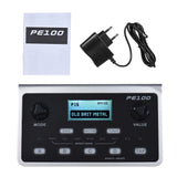 MOOER PE100 Portable Multi-effects Processor Guitar Effect Pedal 39 Effects 40 Drum Patterns 10 Metronomes Tap Tempo