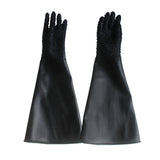 Sandblast hine protection Thickened rubber palm particle anti-slip 1pair Sand Blasting Gloves protective gloves