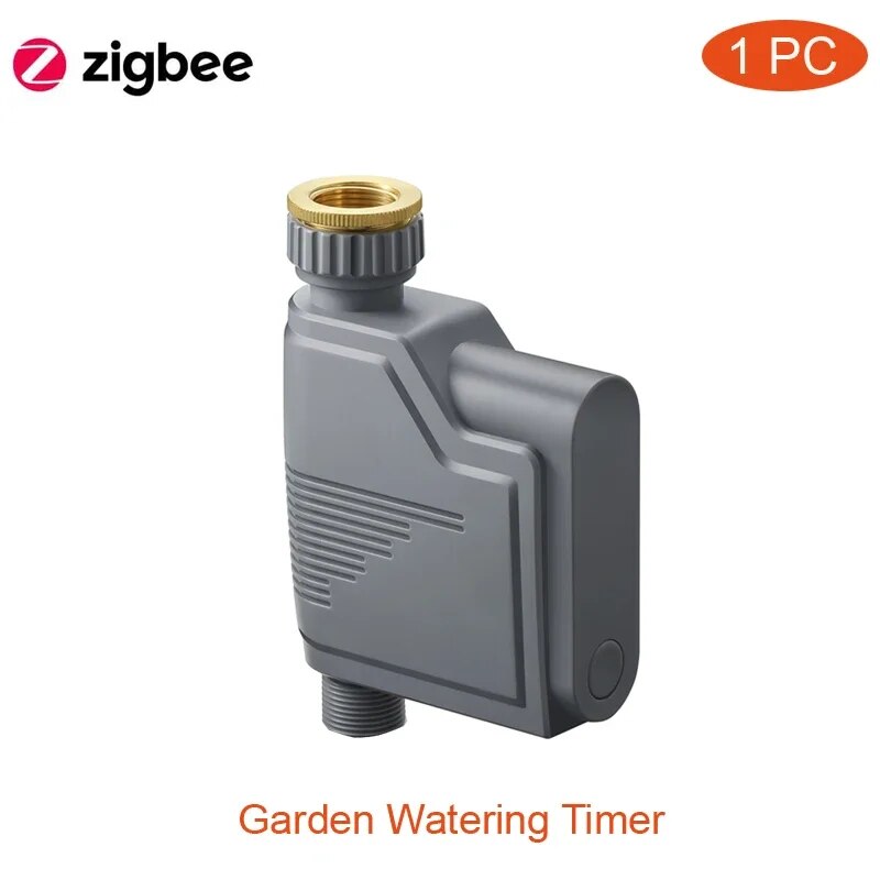 Tuya Zigbee Watering Timer Smart Sprinkler Drip Irrigation System Built-in Flow Recorder Water Controller