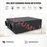 150㎡/h Central Purifier Full Heat Exchanger Filter Ventilator Fresh Air System
