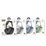 HOCO Air Bluetooth Headphones Active Noise Cancelling HiFi Stereo Sound Adjustable Wireless Microphone Support TF card AUX Outdoor sports headphones
