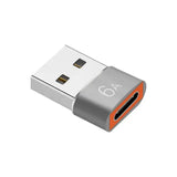 6A Lightweight Fast Charging Practical Type-C Female to USB 3.0 Male Data Charger Converter