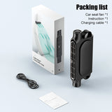 1Piece Universal Baceat 5V USB Car Rear Seat Three Adjustable Wind Speeds Coog Fan Auto Accessories
