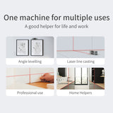 Digital Level Incometer Laser Protractor Angle Ruler Dual-Screen Type-C Rechargeable Construction Measurement Tool