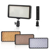 3200K-6500K Camera Light LED Video Light Fill Light Vlog Light Conference Lighting for Photography with Ballhead