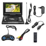 7.8 Inch 16:9 Widescreen 270° Rotatable LCD Screen Home Car TV DVD Player Portable VCD MP3 Viewer with Game Function