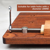 Woodworking Adjustable Desktop Clip with 4Pc 20mm Dog Holes Stop,Clip Clamp Fixture Vise Benches Joinery Carpenter Tools