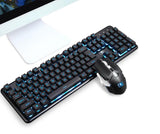 Wireless charging light gaming keyboard and mouse set mechanical feel