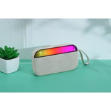 Mini Portable Outdoor Heavy Bass Bluetooth Soundbar Wireless Handsfree Call MP3 Music Player with RGB Light Support TF