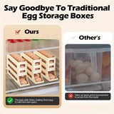 Egg automatic rolling tray - large capacity in refrigerator plastic (30 eggs)