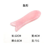 Rose Quartz Powder Crystal Jade Roller Massage Spa Pink Face Massagers Gua Sha Natural Stone Beauty Tools Facial Lift Up
