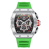 ONOLA Wristwatches Quartz Wrist Watch for Men Casual Sports Chronograph Dials Clock with Luminous Hands