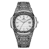 Men Watches ONOLA Fashion Casual Quartz Wristwatches Male Clock Top Brand Luxury Leather Wrist Watches with Calendar