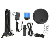 USB Video Microscope Camera Industry Microscope Camera 51MP 1080P 2K Support Digital Zoom Aluminum Alloy Support Mono Negative