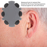 Hearing Amplifier Earwax Filters Waterproof Oil Resistant Wax Guards Filter Fit for Ear Care Accessory