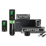 Wireless pen LED LCD display tool tattoo hine