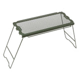 Outdoor Foldable Iron Grid Barbecue Table - Multifunctional Portable for Picnic, BBQ, Travel