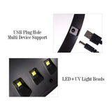 Multifunctional Professional 36W Intelligent Infrared Induction Panda Shape Uv Led Dual Light Source Nail Dryer Lamp