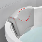 Home Comfort Headrest With Suction Cup Non-Slip Waterproof SPA Bathtub Pillow For Neck White Grey Black Bath Accessories