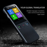 Language Voice Translator Device Portable Smart Translator 2-Way Online 137 Languages Real Time - Black