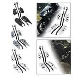 Engine Guard Crash Bar Frame Pegs Motorcycle Accessories Protection Anti Slip Foot Pedal for Yamaha Xmax300 2018-2023