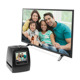 Protable Negative Scanner 35/135mm Slide Film Converter Photo Digital Image Viewer with 2.4" LCD Build-in Editing Software