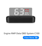 VJOYCAR Auto Car Windscreen Projector obii hud V1 Head Up Display Seat belt reminding Tire Pressure Sensor obd2 customized hud