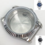 40mm Sapphire Steel Watch Case Fit Mingzhu DG2813/5833 Auto Movement Back Transparent Glass