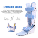 Adjustable Children Foot Support-Ankle Brace Foot-Drop Corrector-Ankle Joint Varus Valgus Calf Fracture Fixer Removable