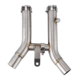 Exhaust Mid‑Pipe Exhaust Middle Tube Free‑flowing Exhaust Motorcycle Exhaust System for Motorcycle Factory Industry Repair