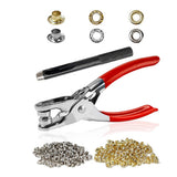 Pliers Kit, 1/4 Inch 6mm Grommet Tool Kit Metal Eyelets with Washers, Eyelet Grommets