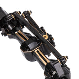 Brass Complete Front And Rear Portal Axle Set For 1/24 RC Crawler Car Axial SCX24 Gladiator Bronco C10 Deadbolt JLU,1
