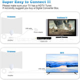 Indoor High-definition Digital Supports 4K 1080P VHF UHF TV Antenna