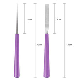 5PCS Set Diamond Tipped Bead Reamer Beading Hole Enlarger Tool for Glass Plastic Metal Wood Beads