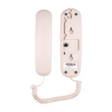 Mini Desktop Corded Lande Phone Fixed Telephone Wall Mountable Supports Mute/ Pause/ Redial Functions for Home Hotel Office