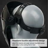 Mask Solar Automatic Dimming Large View True Color 130℃ High Temperature Resistant Welder Auto Darkening Welding Helmet