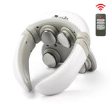 Smart 4D 6 Modes Electric Massager Pulse Back Power Control Far Infrared Neck Massage Pro Pain Relief Tool Health Care