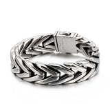 316 Stainless Steel Personalized Flower-shaped Buckle Titanium Steel Trendy Bracelet