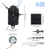 Quartz Pendulum Movement With Black Hands,with Music Box Speaker,Battery Operated,Melody Mechanism for DIY Clock